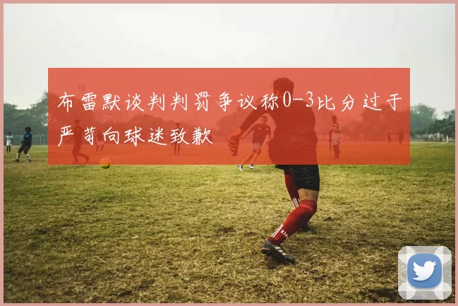 布雷默谈判判罚争议称0-3比分过于严苛向球迷致歉
